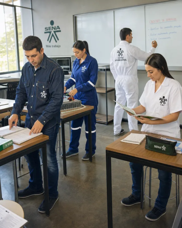 Equipo de SENA con dotación marca ZOLL